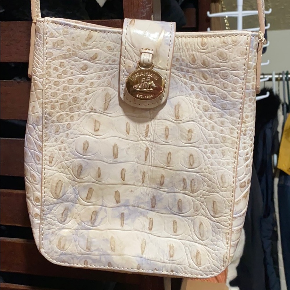 Brahmin crossbody *never carried*